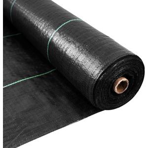 Weed Barrier Fabric 3.2oz Heavy Duty - 3ft x 300ft Landscape Fabric | Easy Install & Rugged Plastic Ground Cover Weed Barrier with UV Protection for Gardens, Landscaping Fabric (3ftx300ft)