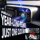 Car Air Freshener Vent Clips, 12 Pack, 6 Ocean, 6 Hawaiian, Provides Long-Lasting Scent, Up to 360 Days, Car Fresheners