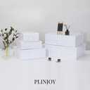 Extra Large White Gift Box 3 Pack 19x16x6 Inches,Gift Boxs for Presents with Lid Magnetic Closure Collapsible,Bridesmaid Proposal Box,Birthday, Christmas,for Clothes and Large Gifts