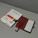 XcaseBar Compatible with Samsung Galaxy A16 5G Wallet case with Zipper Credit Card Holder【RFID Blocking】,Flip Folio Book PU Leather Phone case Shockproof Cover Women Men for Samsung A16 case Red