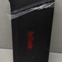 RedThunder K95 Wireless Mechanical Keyboard, TFT Screen & Knob, Tri-Mode BT5.0/2.4GHz/USB-C Hot Swappable Custom, Pre-lubed Linear Pink Switches, Gasket Structure, RGB Gaming Keyboard, Black-Gold