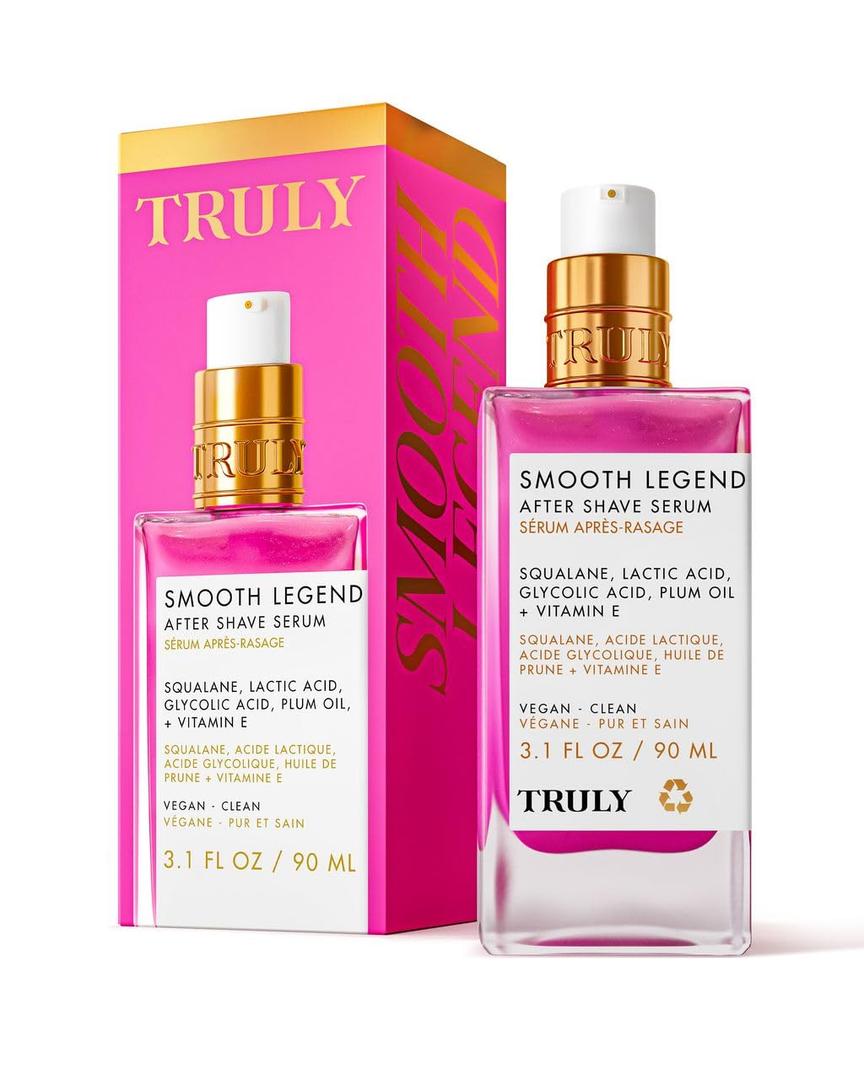 Truly Luxury After Shave Serum | Soothing & Hydrating Post Shave Treatment to Prevent Ingrown Hair For Smooth, Irritation-Free Skin (3.1 Fl Oz)