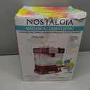 Nostalgia Snow Cone Shaved Ice Machine - Retro Table-Top Slushie Machine Makes 20 Icy Treats - Includes 2 Reusable Plastic Cups & Ice Scoop - Retro Red