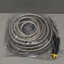 Garden Hose 50ft, Heavy Duty Stainless Steel Water Hose with 10 Functional Nozzles, No Kink, Lightweight and Flexible, Easy to Use and Store, Strong and Sturdy, Suitable for Yard and Lawn