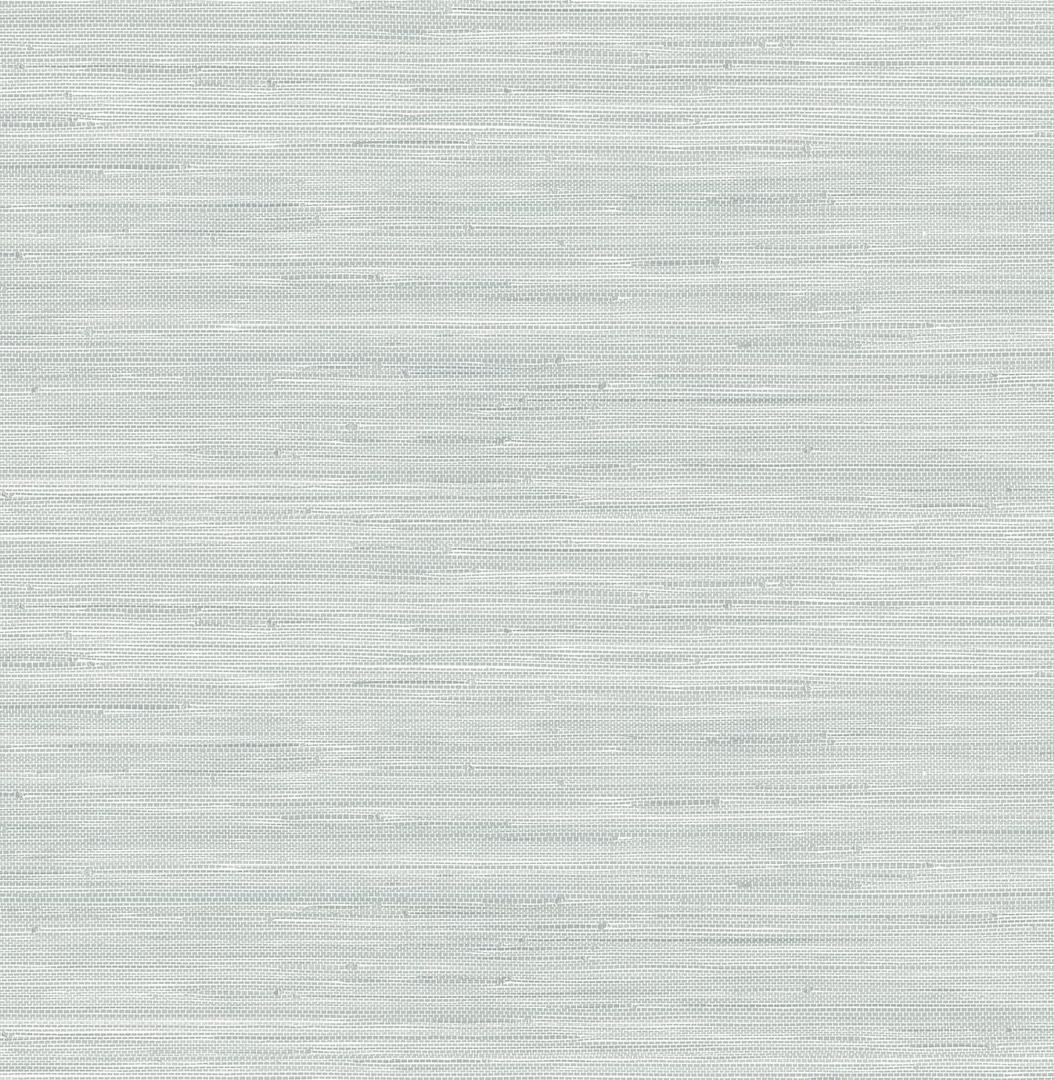NuWallpaper x Social Social Whisper Blue Classic Faux Grasscloth Peel & Stick Wallpaper