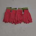 MUD Basic Jersey Cotton Youth Helper Gloves, Extreme Comfort, Elastic Knit Wrist, Hand Protection, Ages 9-12 Yrs., Pink (MD60001W-K) (Pack of 4)