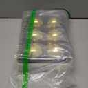 Kurt Adler 6 Piece Shiny Gold Glass Ball Ornament Box Set, 65mm