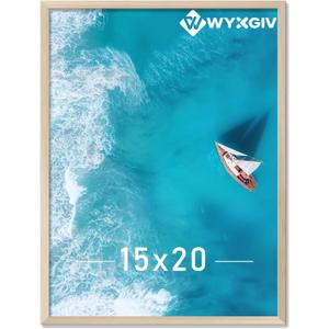Natural 15x20 Picture Frame Lightweight yet Durable Frame Wall Hanging