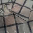 Amazon Essentials Men's Long-Sleeve Stretch Poplin Shirt (Pink White Buffalo Plaid, Small)