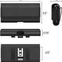 CoverON Holster for Samsung Galaxy A56 A37 A36 A26 A35 A25 A15 A55 A54 A53 A52 A51 A50 A71 A24 A22 A20 5G, Cell Phone Case Belt Clip Magnetic Close Carrying Leather Pouch (Fits Otterbox or Any Case)