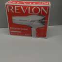 REVLON Infrared Ionic Hair Dryer with Diffuser & Concentrator, 2 Speed Settings, Blow Dryer with Tourmaline Technology for Frizz Control, 1875 Watt Power for Fast Drying, Suitable for All Hair Types (Full Size)