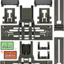 UPGRADED WPW10546503 W10546503 Dishwasher Top Rack Adjuster & W10320664/5 For Kitchenaid Dishwasher Parts Upper Rack KDTE334GPS0 KDFE104HPS0 W10546503 For Kitchen aid Dishwasher Parts,11Pack