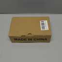 Nieifi Soap Dish Holder with 4 Hooks Stainless Steel Black Adhesive for Shower, Bathroom (1 Pack)