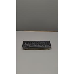 Decor Grates LTH212-BLK Lattice Floor Register, 2x12 Inches, Black