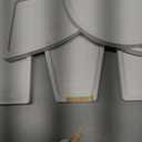 3pcs The Letters Wooden Charcuterie Board, 12 Inch Larger Halloween Food Trays, Fillable The Letters Shaped Serving Platter for Snack Candy Cookie Dessert, Perfect for Halloween Party Decoration (White)