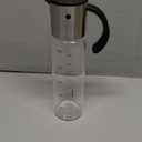 Vucchini Large Olive Oil Dispenser Bottle 17 oz - Auto Flip Condiment Container - Leakproof Vinegar Dispenser Glass Cruet Stainless Steel