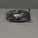 H.VERSAILTEX Real Velvet Plush 1 Piece Form Fit Stretch Rectangle Folding Storage Covers Ottoman Slipcovers Removable Footstool Protect Footrest Covers Elastic Bottom, Machine Washable (Large, Grey)