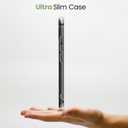 for Samsung Galaxy S24 FE Case, Shockproof TPU Clear Cover with 2 Pack Tempered Glass Screen Protectors & Leather Kickstand (3M Adhesive Mount) for Stand/Horizontal Viewing, Clear