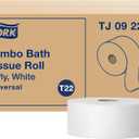 Tork Jumbo Toilet Paper Roll White T22, Universal, 2-ply, 12 x 1000', TJ0922A