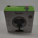 HOLMES 12" Table Fan, 75 Oscillation, 3 Speeds, 15 Adjustable Head Tilt, Ideal for Home, Bedroom or Office, Black