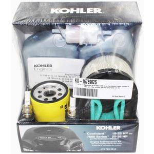 Kohler 16-789-02-S Kohler Confidant LPAC/7000 Series Engine Tune-Up Kit w/Pro Filter Genuine Original Equipment Manufacturer (OEM) Part,Lawn Mower