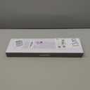 Wireless Keyboard and Mouse Combo - Full Size Slim Thin Wireless Keyboard Mouse with Numeric Keypad 2.4G Stable Connection Adjustable DPI (White & Silver)