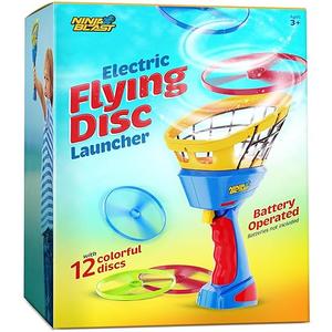 Ninja Blast Flying Disc Launcher for Kids  Christmas Boys Toys Ages 48 Year Old  Birthday Gifts for Boy Age 4 5 6 7 8 Years  Outdoor Toys Games Gift  Backyard Toy Activities Ideas  68, 57