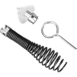 12128 Drain Cleaner Tool Set T-240 Replacement for Ridgid Drain Cleaning K-400 Attachments with Pin Key, Spade Cutter and Bulb Auger