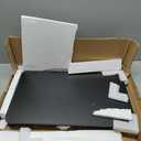 Standing Desk Converter Height Adjustable,Keyboard Riser for Stand Up Desk Riser, Easy Lift Height Converter Computer Workstations Home Office Study Room Portable Small Table Black Size 23.6 Inch D