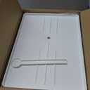 7 code Large Dish Drying Rack, 2-Tier Dish Racks for Kitchen Counter, Detachable Large Capacity Dish Drainer Organizer with Utensil Holder, Dish Drying Rack with Drain Board, White