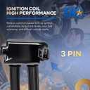 Ignition Coils Pack Set of 8 for 5.7 V8 HEMI Compatible with Dodge Ram 1500 2500 3500 Charger Durango Chrysler 300 Jeep Grand Cherokee 2009 2010 2011 2012 2013 2014 2015 Coil Packs Replaces# UF504