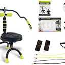 AB Doer 360 with Resistance Bands and Core Mobility DVD Transform Your Entire Body with Abdobics Ab Workout and Exercise Machine (DVD and Nutrition Guidebook Included)