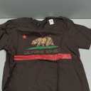 California Republic Flag Shirt Men Women Kids Toddler T-Shirt, Brown, Small 