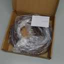 Fudios Brown Willow Garland Lights 6ft 120LED Artificial Lighted Garland Plug in for Christmas Decoration