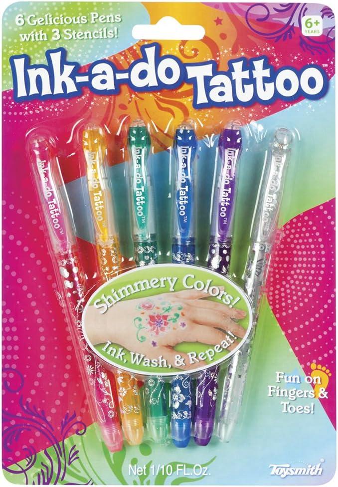 Toysmith Ink-a-Do Tattoo Pens, For Boys & Girls Ages 6+