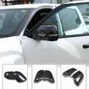 Car Door Rear View Mirror Cap Trim Cover Compatible with Toyota Tundra/Sequoia 2022-2025 Outside Side Rearview Mirror Protector Decoration ABS Accessories, Only Fit With Turn Signal Lights Version