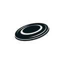 Orange Frisbee 8in 4 Pack
