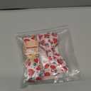 Elegant Little Tail Valentine's Dog Collar, Cute Pink Heart Pet Collars Soft Dog Puppy Collar Female or Male Adjustable Cotton Pet Collars with Bow for Large Dogs (Large (Pack of 1),  Flower with Heart