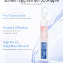 99% Purity Salmon DNA PDRN Serum Ampoules (0.05 fl.oz x 30e) - Hyaluronic Acid Serum, Pre-makeup Skincare, Hydrating Anti-Aging Serum for Sensitive Skin, Portable Vials with Niacinamide, Face & Neck