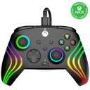 PDP Gaming Afterglow Wave Enhanced Wired Controller for Xbox Series X|S, Xbox One, Windows 10/11 PC, Advanced Programmable Gamepad, Customizable Lighting, Licensed by Microsoft, Companion App: Black