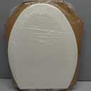 Bemis 1500EC Durable Wood Toilet Seat with Easy Clean Hinges, Made in USA, Elongated, Biscuit