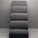 5-Step Dog Stairs and Ramp for High Bed, Non-Slip Sturdy Pet Steps for Small Dogs and Cats,22.2" H,Grey