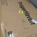 Vanity Desk with Mirror and LED Lights, Small Makeup Vanity Table Set with Drawers and Chair, Dressing Table with Power Outlet for Girls Bedroom, Black