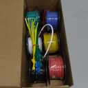 NAOEVO 16 Gauge Wire 60ft, 16 AWG Wire 6 Colors 10ft Each Spool, Flexible Silicone Tinned Copper Electrical Cable, Wiring kit for Breadboard/Automotive/DIY/Battery, 200