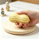 Peanut Squishies, Realistic Peanut Ball Relieve Stress and Anxiety, Party Favor Slow Rise Pressure Release Toy (Peanut)
