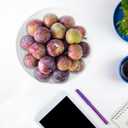 Round Plastic Plant Saucers Set, 6-Pack, 7.6 Inches (6.4 Inch Base) Pot Drip Trays, Ideal for Indoor and Outdoor Home Garden Flower Pot Containers. (White)