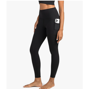 Colorfulkoala Women's High Waisted Yoga Pants 7/8 Length Leggings with Pockets L