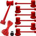 8-Piece Billiards Angle Trainer – Pool Aiming Tool for Precision Shots, Practice & Game Play, Perfect for Beginners to Advanced Players | Billiard Training Aids Set