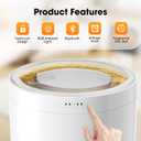 STARLEAD Heated Towel Warmers for Bathroom - 20L Large Towel Warmer Bucket, Wood Handle, Auto Shut Off, Bluetooth and RGB, Fits Up to Two 40"X70" Oversized Towels, Bathrobes, Blankets