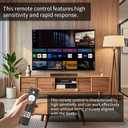 2PCS Replacement Remote Control for Hisense Smart Google TVfor UHD 4K ULED Google TVs,for Mini-LED ULED 4K TV Series